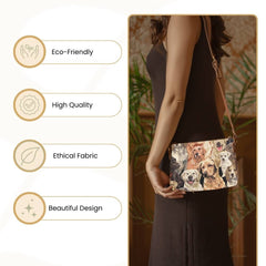 XB02-LAB | LABRADOR DOG CROSS BODY BAG PURSE HANDBAG