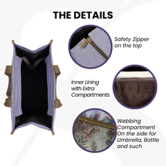 SHOP-LAVENDER | Lavender Shopper Bag