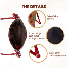 SLING-WLSTRW | Wild Strawberry Sling Bag Purse Crossbody