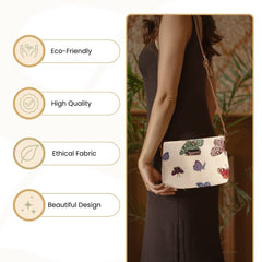 XB02-BUTT | BUTTERFLY CROSS BODY BAG PURSE HANDBAG