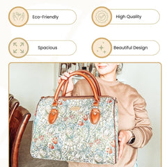 TRAV-GLILY | WILLIAM MORRIS GOLDEN LILY TRAVEL BAG WEEKEND GYM HOLDALL