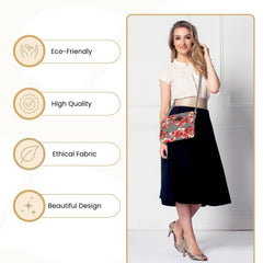 XB02-ORC | ORCHID CROSS BODY BAG PURSE HANDBAG