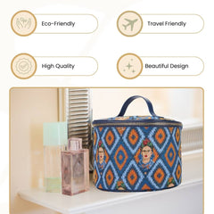 TOIL-FKICON | FRIDA KAHLO ICON TOILETRY VANITY TRAVEL BAG