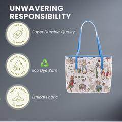COLL-BP-PETER | Peter Rabbit College/Shoulder Tote Bag