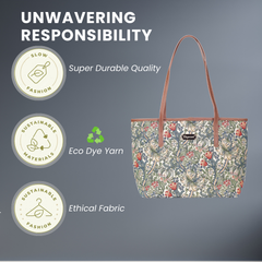 COLL-GLILY | William Morris Golden Lily College/Shoulder Tote Bag