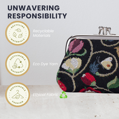 FRMP-JACOB | JACOBEAN DREAM COIN CLASP FRAME PURSE WALLET