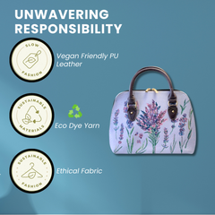 CONV-LAVENDER | LAVENDER Convertible Top Handle Purse Handbag