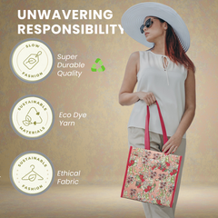 SHOP-WLSTRW | Wild Strawberry Shopper Bag