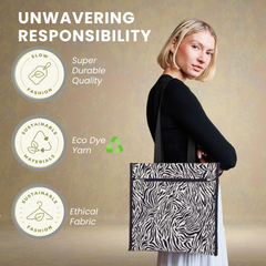 SHOP-ZEBRA| ZEBRA Shopper Bag
