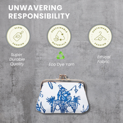 FRMP-BM-CHINO | British Museum Chinoiserie Coin Clasp Frame Purse