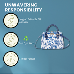 CONV-BM-CHINO | Chinoiserie Convertible Top Handle Purse Handbag