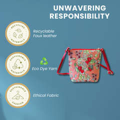 SLING-WLSTRW | Wild Strawberry Sling Bag Purse Crossbody