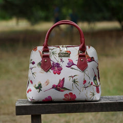 CONV-HUMM | Hummingbird Convertible Top Handle Purse Handbag