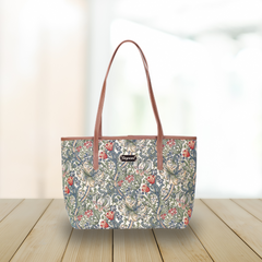 COLL-GLILY | William Morris Golden Lily College/Shoulder Tote Bag