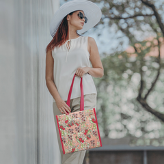 SHOP-WLSTRW | Wild Strawberry Shopper Bag