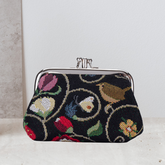 FRMP-JACOB | JACOBEAN DREAM COIN CLASP FRAME PURSE WALLET
