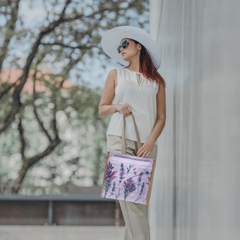 SHOP-LAVENDER | Lavender Shopper Bag
