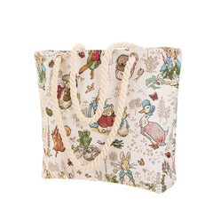 ROPE-BP-PETER | Peter Rabbit Rope Tote Beach Bag