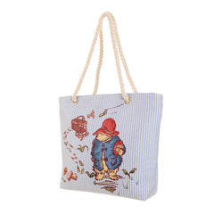 ROPE-PADD-CMM | Paddington Bear Marmalade Rope Tote Beach Bag
