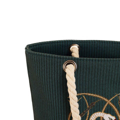 ROPE-SWAN | Swan, Iris and Rush Rope Tote Beach Bag