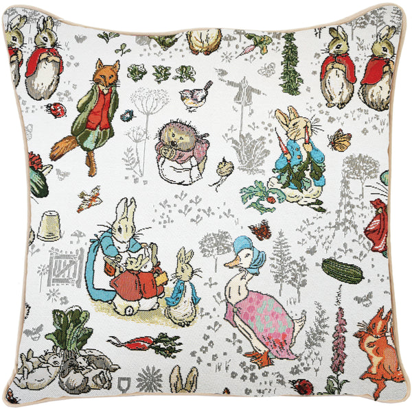 CCOV-BP-PETER | Peter Rabbit Decorative Design Fashion Home Pillow 18x18 Inch