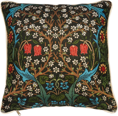 CCOV-PN-BLACKTHORN | WILLIAM MORRIS BLACKTHORN - PANELLED PILLOWCASE/CUSHION COVER 18X18 INCH