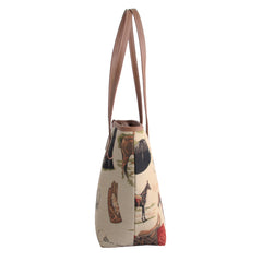COLL-HOR | Horse College/Shoulder Tote Bag