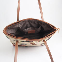 COLL-HOR | Horse College/Shoulder Tote Bag