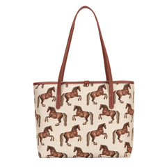 COLL-WHISTLE | National Gallery Licensed Whistlejacket College/Shoulder Tote Bag