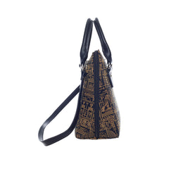 CONV-BM-EGYPT | Egyptian Convertible Top Handle Purse Handbag