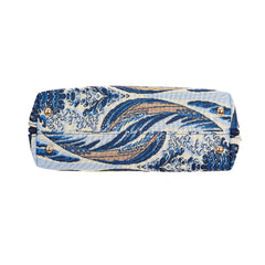 CONV-BM-WAVE | The British Museum - Great Wave off Kanagawa Convertible Top Handle Purse Handbag