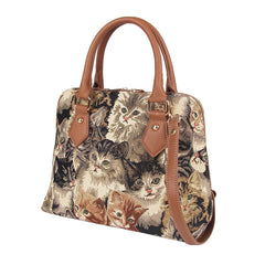 CONV-CAT | Cat Convertible Top Handle Purse Handbag