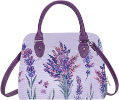 CONV-LAVENDER | LAVENDER Convertible Top Handle Purse Handbag