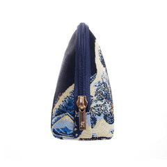 COSM-BM-WAVE | British Museum  Great Wave off Kanagawa Cosmetic Make Up Bag