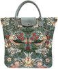 FDAW-STGR | WILLIAM MORRIS STRAWBERRY THIEF GREY FOLDAWAY GROCERY BAG