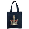 FLAT-CRWBK| Crown Black FLAT BAG