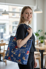 FLAT-PADDBL |  PADDINGTON BEAR BLUE FLAT BAG
