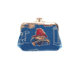 FRMP-PADDBL | Paddington Bear Blue Coin Clasp Frame Purse