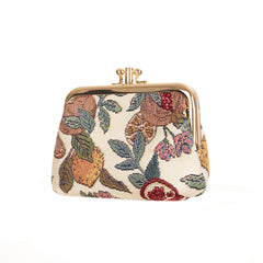 FRMP-POMEGRA | Pomegranate Lemon Coin Clasp Frame Purse Wallet