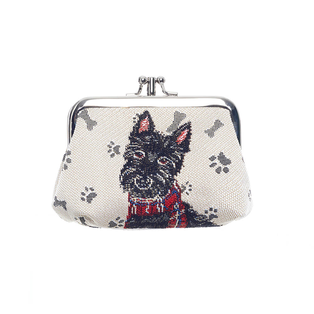 FRMP-SCOTTIE | Scottie Dog Coin Clasp Frame Purse