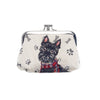 FRMP-SCOTTIE | Scottie Dog Coin Clasp Frame Purse