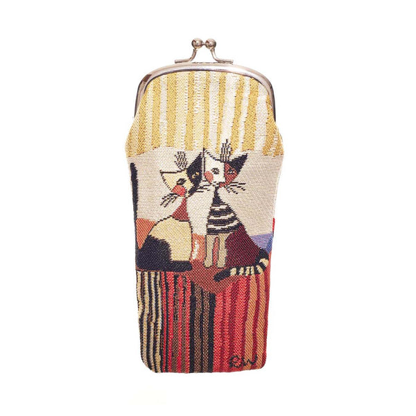 GPCH-RWC-COPPIA | Cappia Cat Brown Glasses Pouch/ Case