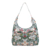 HOBO-STGR | WILLIAM MORRIS STRAWBERRY THIEF GREY HOBO HANDBAG SHOULDER BAG