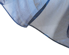 SC-Chiffon Lotus Navy | Chiffon Scarf