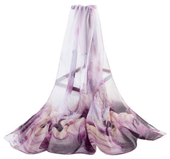 SC-Chiffon Lotus Purple | Chiffon Scarf