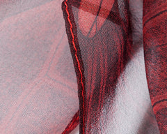SC-Chiffon Lotus Red | Chiffon Scarf