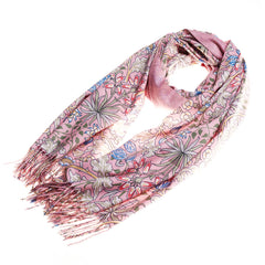 SC-PASH-ART-HYACIN | Hyacinth Pink Art Pashmina