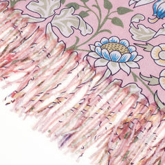 SC-PASH-ART-HYACIN | Hyacinth Pink Art Pashmina