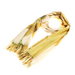 SC-PASH-ART-SUNF | Van Gogh Sunflower Yellow Art Pashmina