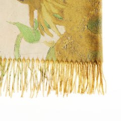 SC-PASH-ART-SUNF | Van Gogh Sunflower Yellow Art Pashmina